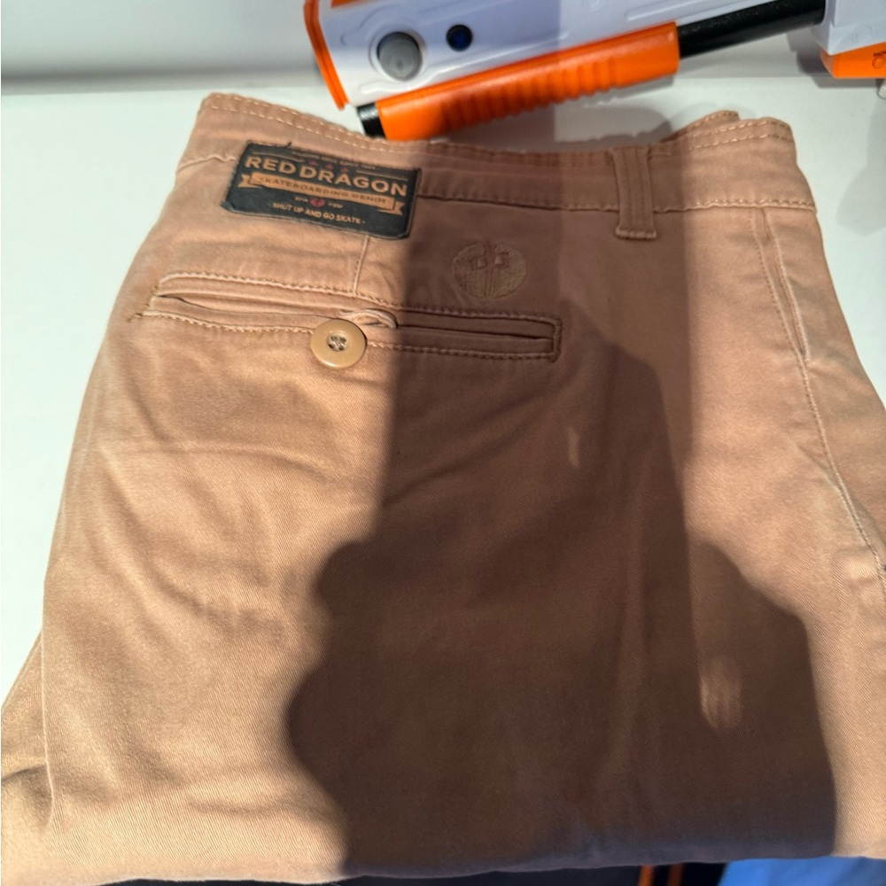 Classic Tan Chinos with Smooth Cotton Twill